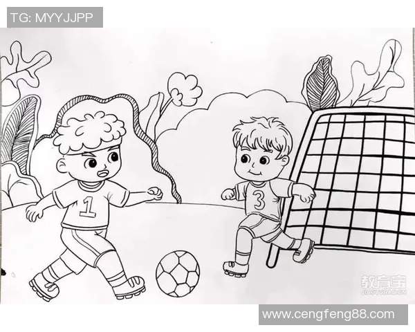 足球明星表情包简笔画创意设计汇总，趣味十足的绘画风格展示